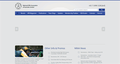 Desktop Screenshot of nraa.com.au